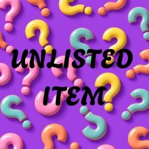 Random/ Unlisted Item